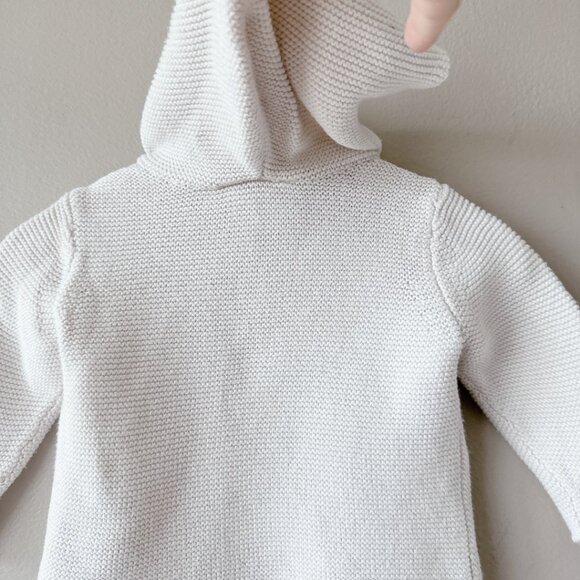 H&M Knit button up hoodie sweater 2-4m unisex baby girl boy kids clothes - Picture 11 of 12